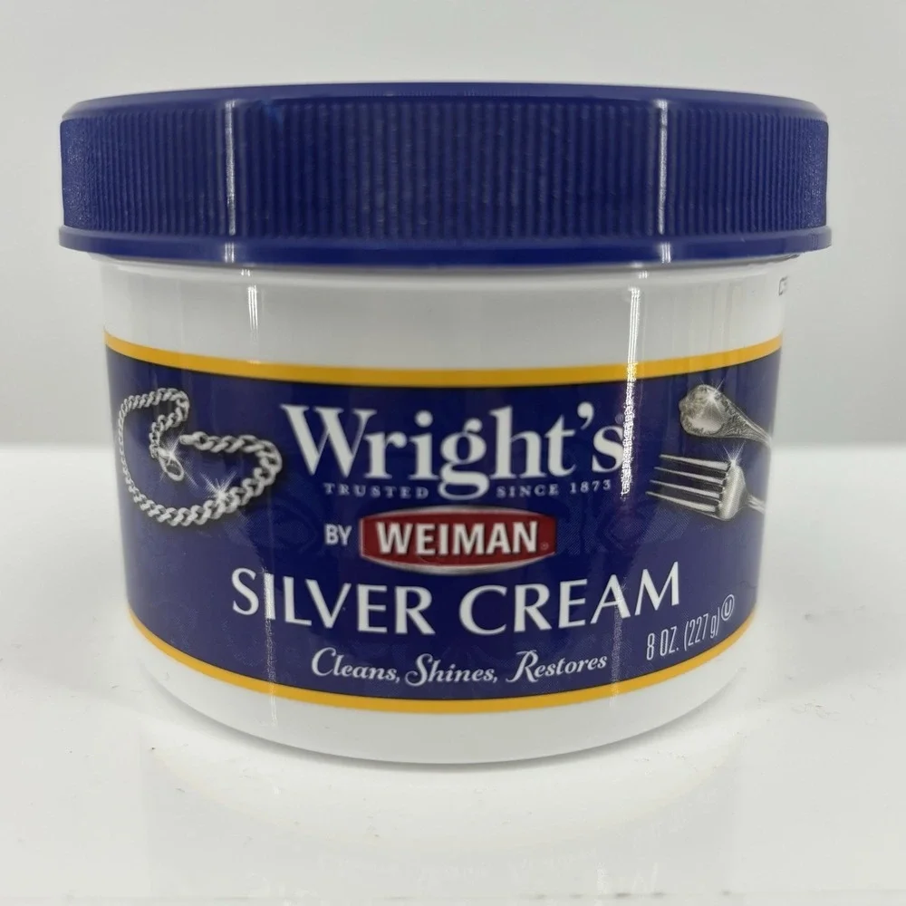 Wright's Silver Cleaner and Polish Cream 8 Oz
